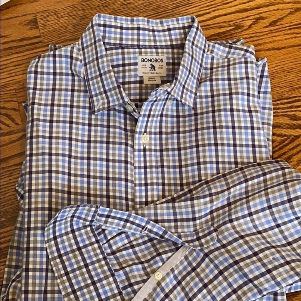 Bonobos button shirt size large